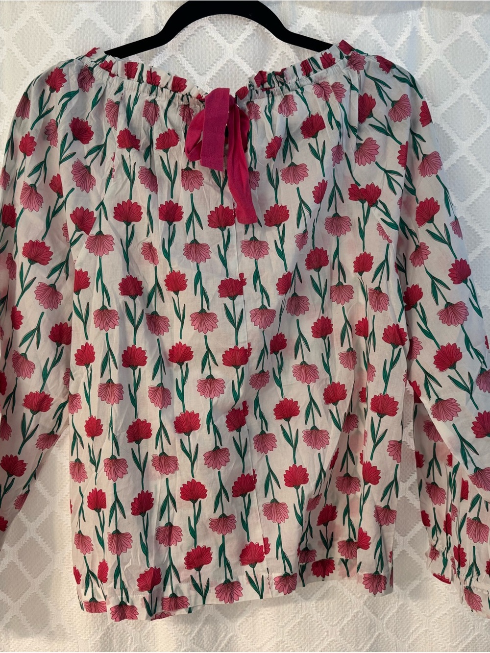 J.Crew Factory Tie-Back Ruffleneck Top - Picture 5 of 5